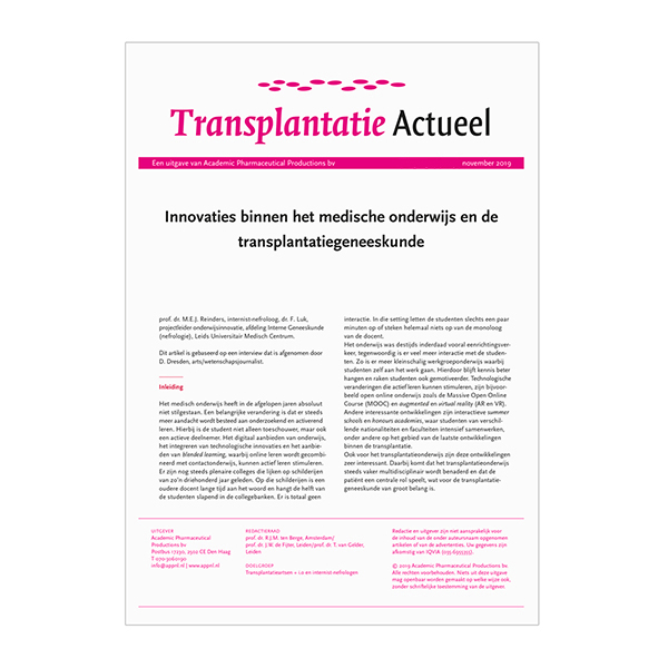 Transplantatie Actueel